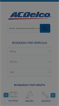 Mobile Screenshot of catalogo.acdelco.mx